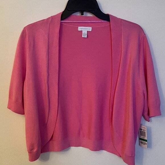Charter Club Pink Women's Cardigan Size Large - Picture 1 of 5